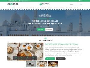 Islamic Center Mosque WordPress Theme