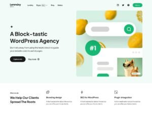 Lemmony Agency WordPress Theme