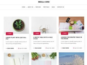 Megla Grid WordPress Theme