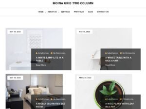 Moina Grid Two Column WordPress Theme