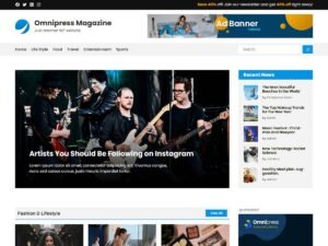 Omnipress Magazine WordPress Theme
