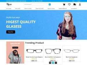 Optical Lens Shop WordPress Theme