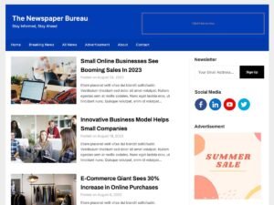 The Newspaper Bureau WordPress Theme