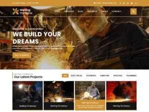 Welding Workshop WordPress Theme