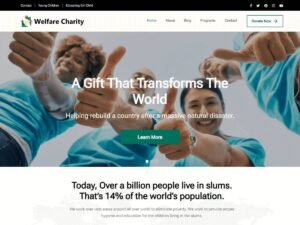 Welfare Charity WordPress Theme