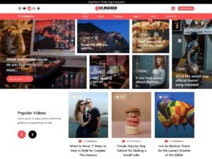 Aster Vlogger WordPress Theme