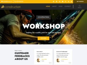 Avantex Construction WordPress Theme