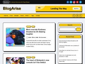 BlogArise WordPress Theme