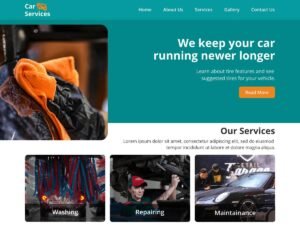 Car Services Center WordPress Theme