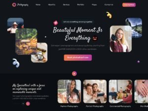 Cinematic Photographer WordPress Theme