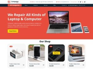 Computer Repair Store WordPress Theme