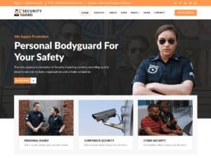 Elite Security Guard WordPress Theme
