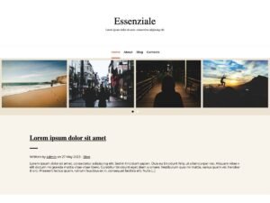 Essenziale WordPress Theme