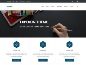 Experon Boxed WordPress Theme