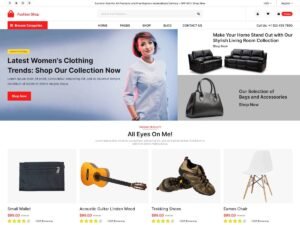 Fashion Shop Storefront WordPress Theme