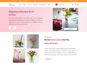 Florist Bouquet WordPress Theme