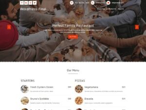 Goldy Restaurant WordPress Theme