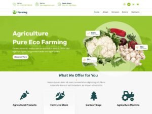 Green Agro Landscaping WordPress Theme