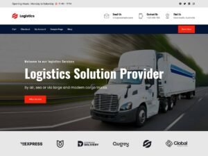 Gutenify Logistics WordPress Theme