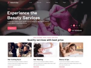 Hairstyle Salon WordPress Theme