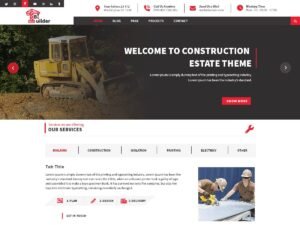 Home Construction Company WordPress Theme