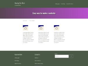 Howling Dev Block WordPress Theme