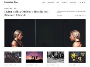Inspiration Blog WordPress Theme