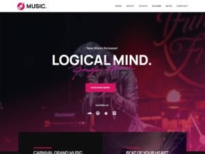 Kortez Music WordPress Theme