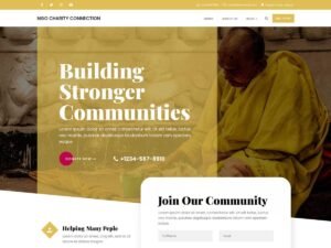NGO Charity Connection WordPress Theme
