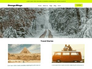 Omega Blogs WordPress Theme
