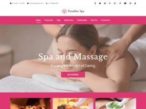 Paradise Spa WordPress Theme