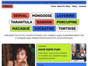 Perch WordPress Theme