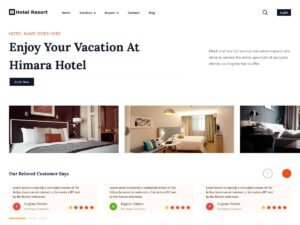 Resort Hotel Inn WordPress Theme