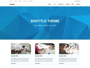Shuttle Commerce WordPress Theme