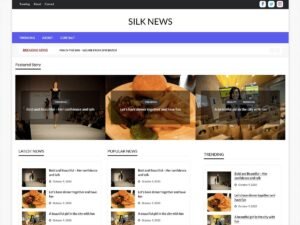 Silk News WordPress Theme