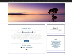 Simple Blogger WordPress Theme