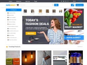 Supermarket Ecommerce Store WordPress Theme