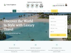 Travel Explorer WordPress Theme