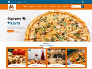 Unique Pizza Shop WordPress Theme