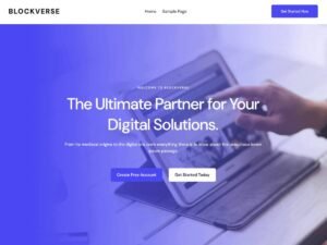 BlockVerse WordPress Theme