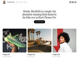 Blockfolio WordPress Theme