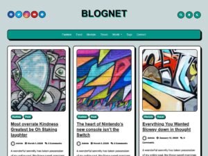 BlogNet WordPress Theme