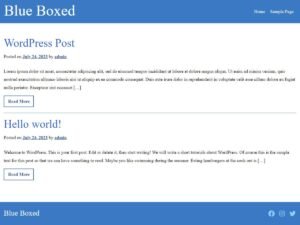 BlueBoxed WordPress Theme