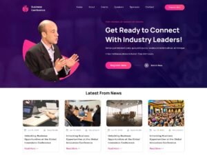Business Meetup Conference WordPress Theme