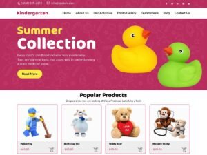 Classic Kids Store WordPress Theme