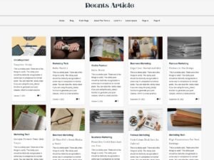 Decents Article WordPress Theme