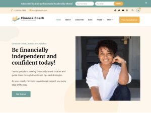Finance Coach WordPress Theme
