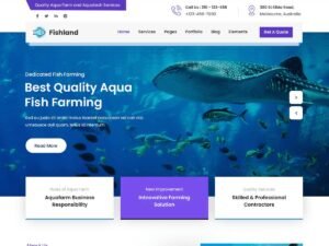 Fishland FSE WordPress Theme