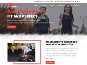 Fitness Life Coach WordPress Theme