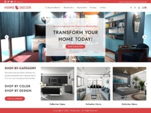 Furniture Decor WordPress Theme
